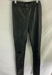 Divided H&M Faux Leather Leggings Size XS