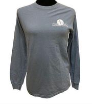 Southern Couture blueish gray long sleeve tee