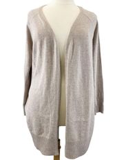 Sweet Romeo  Plus Size 2X Skull Sweater Cardigan Beige Latte Spooky Whimsygoth