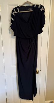 Long Navy Gown