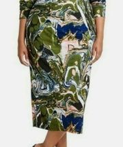 Rachel Comey x Target Marble Print Textured Pencil Skirt New With Tags