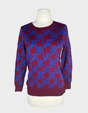 Merona | Women's Geometric Pattern Sweater | Medium