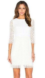 Diane Von Furstenberg Lace Long Sleeve Nolly Dress Size 6