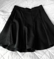 Black Pleated Skirt