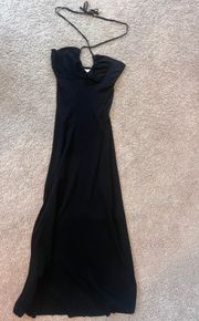 Fortunate One Black Maxi Dress