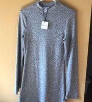 NWT REVAMPED Light Grey Very Long Sweater Size XL