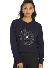 💙Spiritual Gangster Zodiac Savasana Sweater in Night