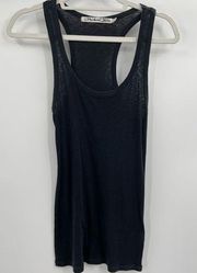 Michael Stars Black Tank Basic Cami One Size