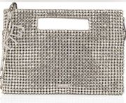 Mini Lucinda Rhinestone Mesh Shoulder Bag