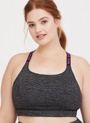 Torrid Low-Impact Wireless Racerback Active Sports Bra Size 3