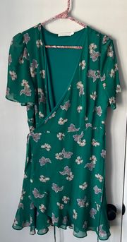 Floral Wrap Dress