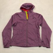 New Balance Running Purple & Pink Mesh Lined Hoodie Windbreaker Jacket Women’s S