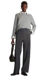 0472 Pendleton Charcoal Gray Lined Pure Virgin Wool Pants Size 10