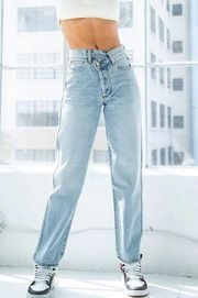 REVICE Denim 90’s Baby Crossover Joey Wash Blue Jeans   Women's Size 32