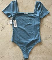 NWT Aritzia Contour Squareneck Shortsleeve Bodysuit