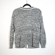 Maeve Anthropologie Tweed Boucle Cotton Stretch Knit Boyfriend Cardigan Sweater