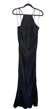 NWT ABS Allen Schwartz black formal maxi prom dress size 12 women's