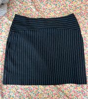 Vintage Pinstriped Skirt 