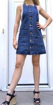 Small Blue Jean Overall Dress