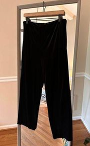 Bob Mackie Black Velvet Pants Size 8