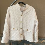 White Quilted Jacket