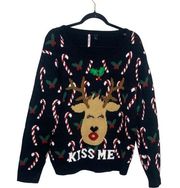 Charming ugly sweater! -L