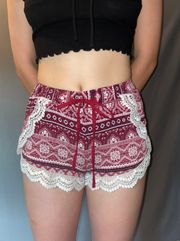 Floral Flowy Shorts