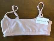 NWT WeWoreWhat We Wore What Cami Bra Top Fair Orchid Solid Small