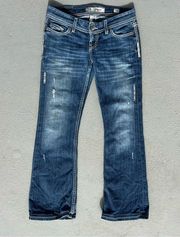 Buckle BKE Sabrina 27R Flare Jeans HEMMED to 29”