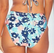 Splendid Room To Bloom Blue Floral Bikini Bottom Size Medium NWT