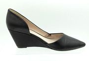 Kenneth Cole  Black Leather Edith Wedge Heel, 8 M