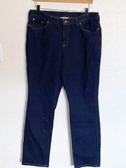 Duluth Trading Co Dark Wash Straight Leg Jeans