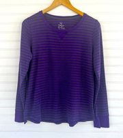 Striped long sleeve top/sweater Size Large