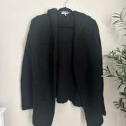 Joie hoodie Cardigan black long sleeve‎ xs