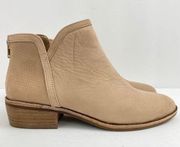 GIANNI BINI size 9 Women’s Tan Leather Ankle Booties Boots