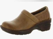 b.o.c. Women's Comfy Peggy Brown Faux Leather Slip-On Clogs Booties Shoes 9.5M