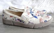 Baretraps Bonaire Floral Embroidered Slip-On Sneaker