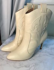 Sara Western Ankle Heel Boots 