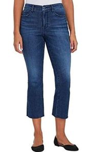 Social Standard Jeans( Anthropologie )Mid-Rise Stretch Raw Hem Crop