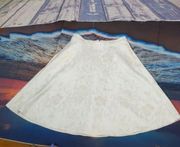 Catherine malandrino white copper skirt size 8