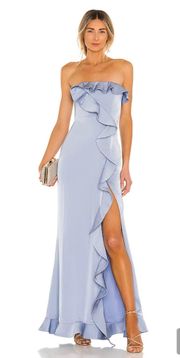 Gown In baby blue