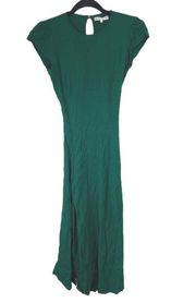 Reformation the Gavin dress in emerald size 4