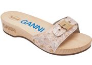 NEW GANNI x Dr.Scholl’s Beige Scholl Pescura Heel