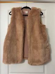 Umgee Pink Faux Fur Vest