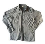 Duluth trading Company Gray button up Women’s Size Extra Small
