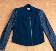 Helmut Lang  Leather sleeve Riders Jacket L