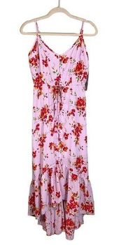 Nanette Lepore Oh So Pretty Women's Lilac Floral High Low Maxi Dress Size 6 NWT