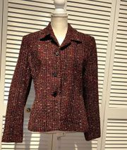 by Liz Clayburn size women’s 12 multicolored blazer