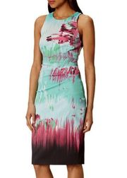 Karen Millen Brushstroke Pencil Dress