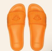 New  Orange Palazzo Poolside Slides Size 41